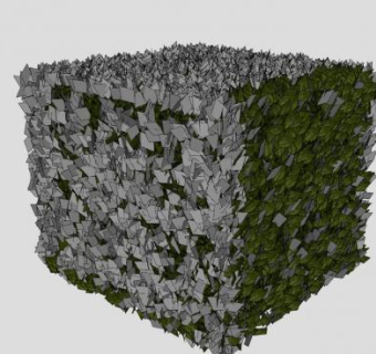 绿叶灌木篱笆SU模型下载_sketchup草图大师SKP模型