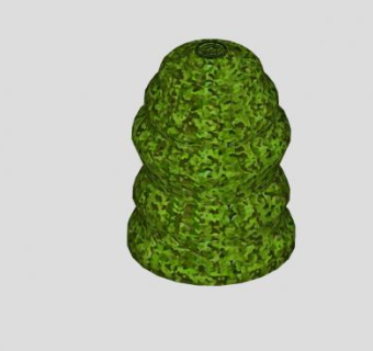 园艺造型灌木植物SU模型下载_sketchup草图大师SKP模型
