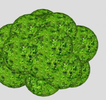 绿色植物灌木篱笆SU模型下载_sketchup草图大师SKP模型