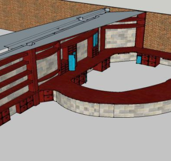 上海办公室房间SU模型下载_sketchup草图大师SKP模型