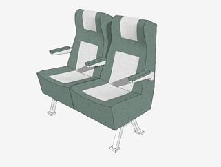 客车<em>座位</em>椅子SU模型_su模型下载 草图大师模型_SKP模型