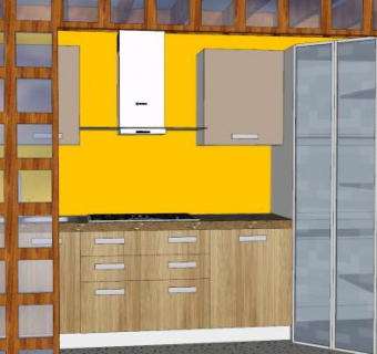 乔达芙妮酒店餐饮SU模型下载_sketchup草图大师SKP模型