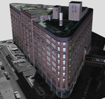 棕色宫殿建筑SU模型下载_sketchup草图大师SKP模型