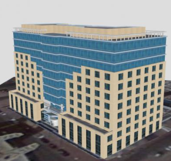 玛丽娜比布鲁斯酒店SU模型下载_sketchup草图大师SKP模型