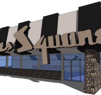 罗密欧时代咖啡馆SU模型下载_sketchup草图大师SKP模型