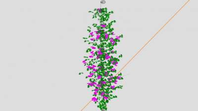 吊绳上的藤蔓SU模型下载_sketchup草图大师SKP模型