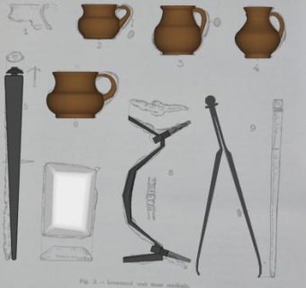 书页上的陶罐器皿SU模型下载_sketchup草图大师SKP模型