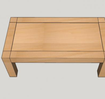 室内矮桌花几茶几SU模型下载_sketchup草图大师SKP模型