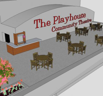剧场社区咖啡馆SU模型下载_sketchup草图大师SKP模型