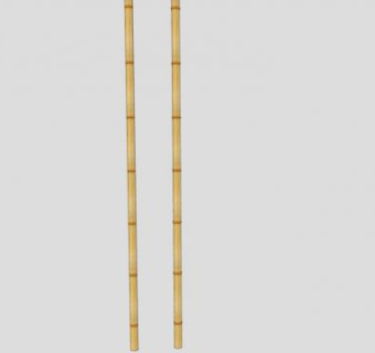 干枯的竹子竹竿SU模型下载_sketchup草图大师SKP模型