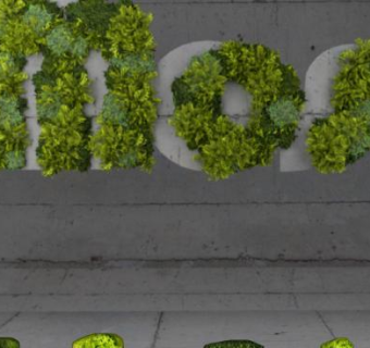 石头上覆盖着苔藓SU模型下载_sketchup草图大师SKP模型