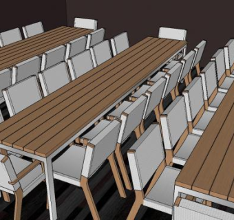 现代会所俱乐部装修SU模型下载_sketchup草图大师SKP模型