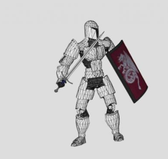 重甲骑士SU模型下载_sketchup草图大师SKP模型