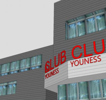 俱乐部尤尼斯SU模型下载_sketchup草图大师SKP模型