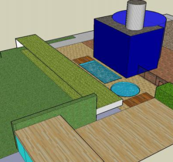 乡村俱乐部SU模型下载_sketchup草图大师SKP模型