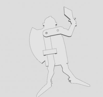 移动的骑士SU模型下载_sketchup草图大师SKP模型