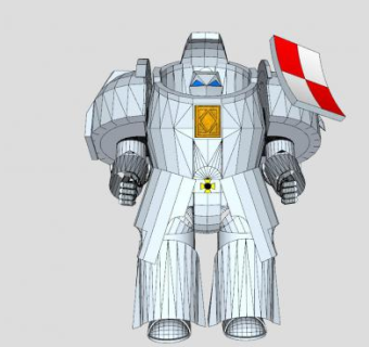 灰色骑士终结者SU模型下载_sketchup草图大师SKP模型