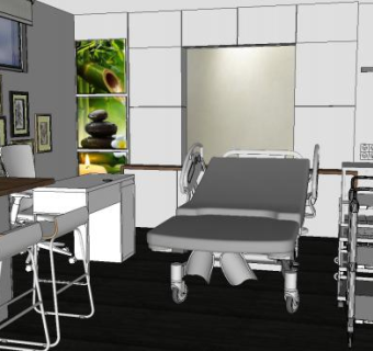 尤利娅店铺化妆品SU模型下载_sketchup草图大师SKP模型