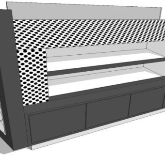 化妆品夹具展示SU模型下载_sketchup草图大师SKP模型