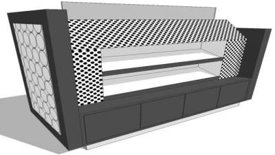 化妆品夹具展示SU模型下载_sketchup草图大师SKP模型