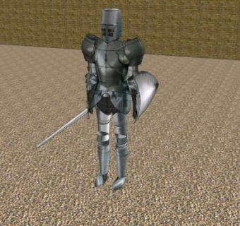 装甲装备盔甲骑士SU模型下载_sketchup草图大师SKP模型