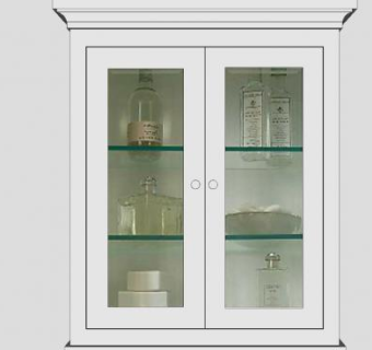 浴室玩内阁展示SU模型下载_sketchup草图大师SKP模型