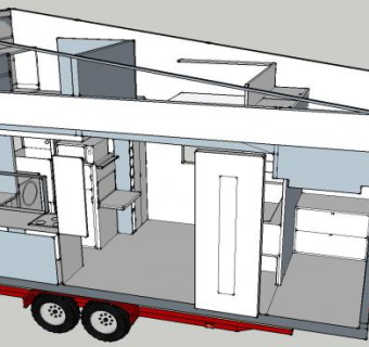 米洛水吧展示厅SU模型下载_sketchup草图大师SKP模型