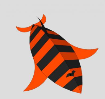 热带水生动物虎纹鱼SU模型下载_sketchup草图大师SKP模型