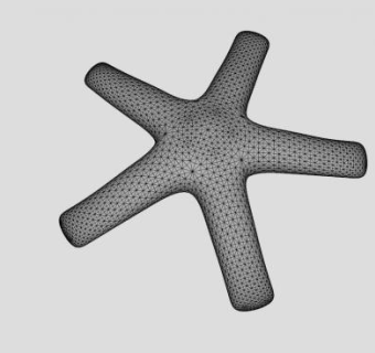 海洋生物五角海星SU模型下载_sketchup草图大师SKP模型