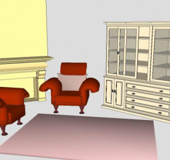 杂项博览会展厅SU模型下载_sketchup草图大师SKP模型