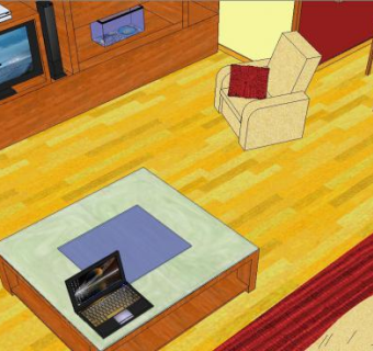 沙龙美容室内装修SU模型下载_sketchup草图大师SKP模型