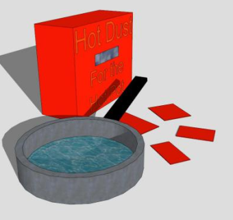 盛水的单把手锅SU模型下载_sketchup草图大师SKP模型