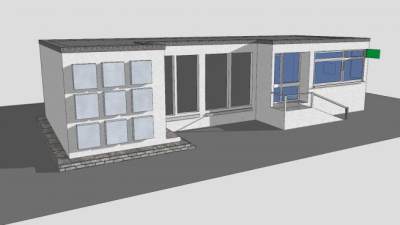 简欧陈列室SU模型下载_sketchup草图大师SKP模型