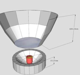 太阳能电池板炉SU模型下载_sketchup草图大师SKP模型