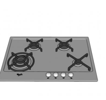 现代厨房炊具炉灶SU模型下载_sketchup草图大师SKP模型