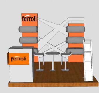 沙龙店铺装修SU模型下载_sketchup草图大师SKP模型
