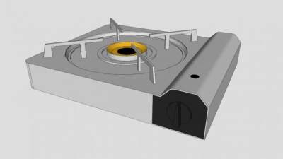 便携式煤气灶SU模型下载_sketchup草图大师SKP模型