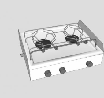 丙烷炊具煤气灶SU模型下载_sketchup草图大师SKP模型
