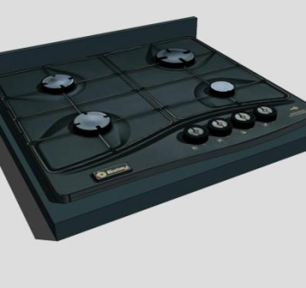 厨房厨具燃气灶SU模型下载_sketchup草图大师SKP模型