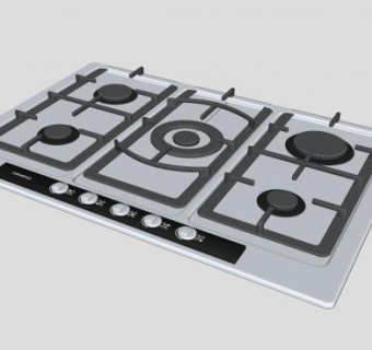 嵌入式燃气灶SU模型下载_sketchup草图大师SKP模型