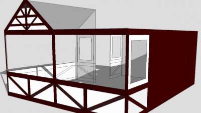 木材商店展示店铺SU模型下载_sketchup草图大师SKP模型