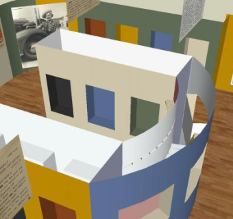 威尔金斯集合展览SU模型下载_sketchup草图大师SKP模型