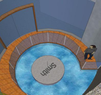 美术馆展厅装修SU模型下载_sketchup草图大师SKP模型