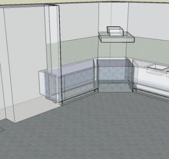 画廊展示厅SU模型下载_sketchup草图大师SKP模型