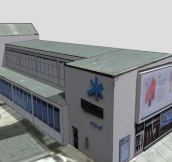 阿森纳画廊展示厅SU模型下载_sketchup草图大师SKP模型