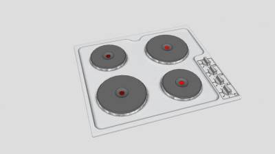 现代厨具烹饪灶具SU模型下载_sketchup草图大师SKP模型