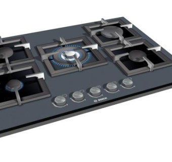 博世嵌入式燃气灶SU模型下载_sketchup草图大师SKP模型