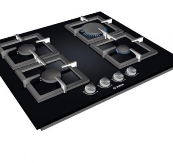 博世厨房电器燃气灶SU模型下载_sketchup草图大师SKP模型