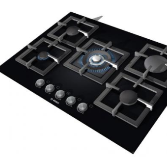 上进风嵌入式燃气灶SU模型下载_sketchup草图大师SKP模型