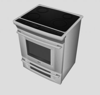 智能一体式集成灶SU模型下载_sketchup草图大师SKP模型